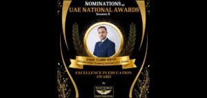 Read more about the article Engr. Zahid Khan Nominated for “Excellence in Education Award 2025” at UAE National Award 2025
