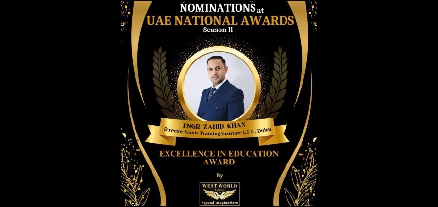 You are currently viewing Engr. Zahid Khan Nominated for “Excellence in Education Award 2025” at UAE National Award 2025